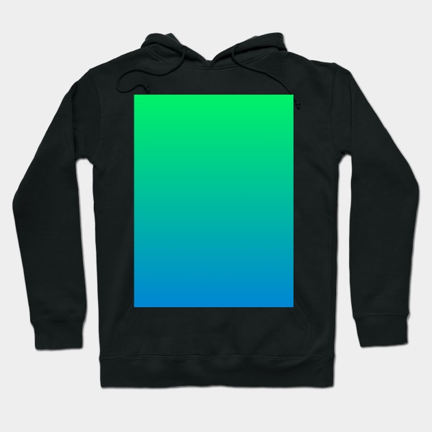 Earth Color Gradient Green to Blue Hoodie by Art by Deborah Camp